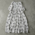 The Woodland Sanctuary: Premium Embroidered Linen Meditation Dress