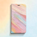 Smile-Color Symphony: Handgemachte Soft-Focus Regenbogen Smartphone-Hülle