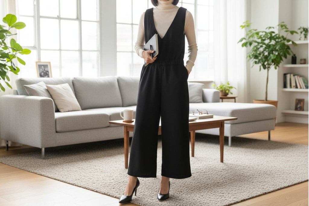 The Stressfree All-In-One: Architectural Poncte Jumpsuit for the Modern Professional