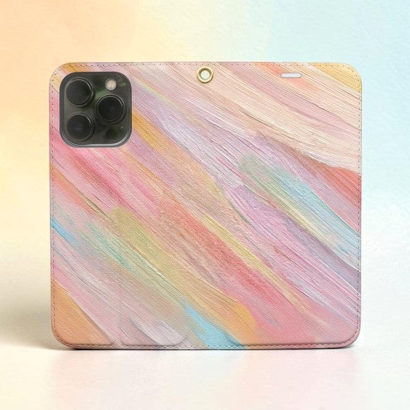 Smile-Color Symphony: Artisan Soft-Focus Rainbow Smartphone Case