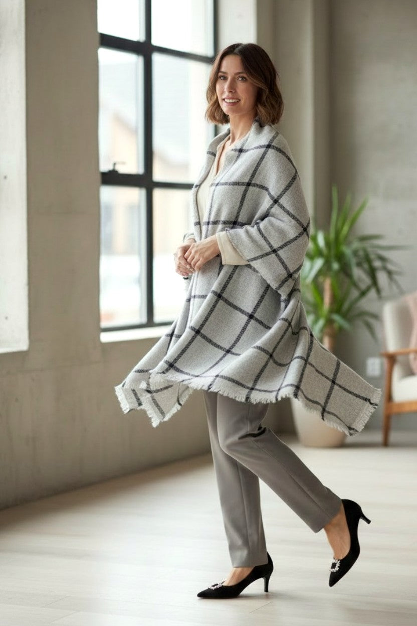 The Ether Shawl: Ultra-Lightweight Alpaca-Blend Oversized Stole