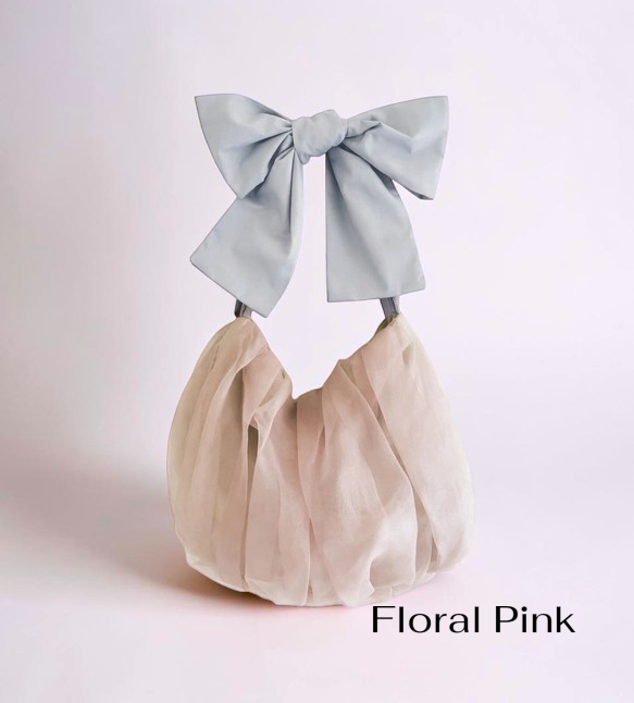 The Organza Muse: Made-to-Order Premium Sheer Ribbon Tote Bag