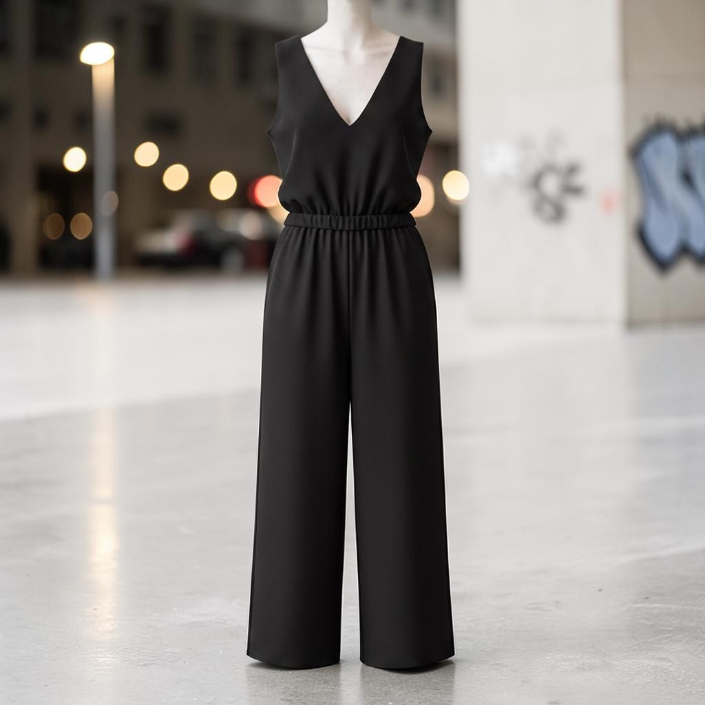 The Stressfree All-In-One: Architectural Poncte Jumpsuit for the Modern Professional