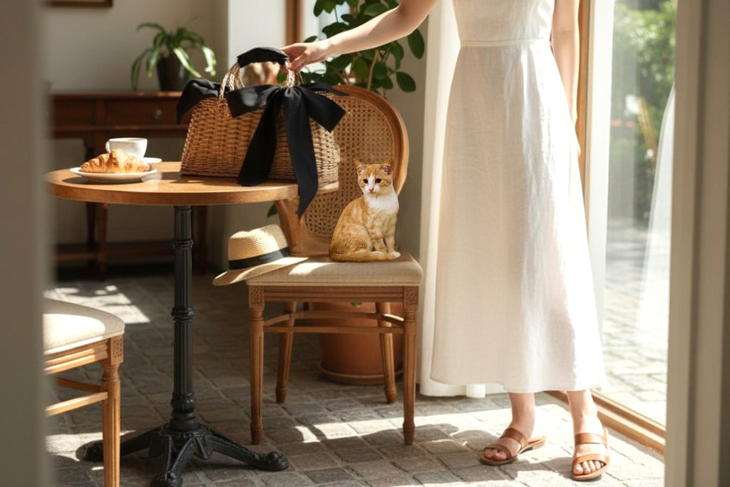 Where Function Meets Hand-Woven Couture: An Exclusive 5-Piece Basket Bag Ensemble with a Washable Kurashiki Canvas Pouch