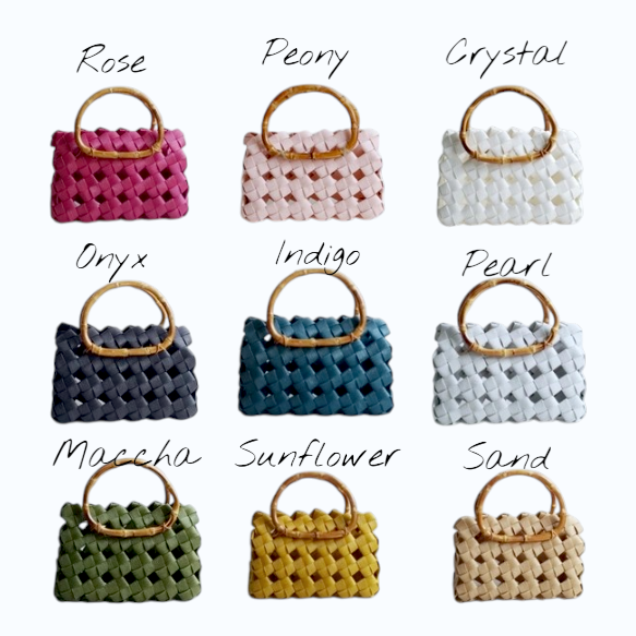 The Artisan Bamboo Basket: Hand-Woven Japanese Craft Tape Tote in Your Color