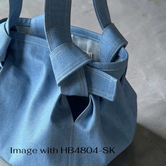 Der Bote der Serendipität: Maßgeschneiderte, handgefärbte Artisan Denim Couture Tote